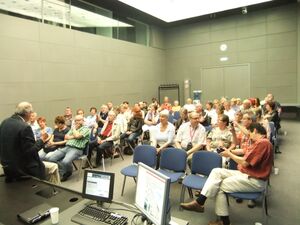 Die Reisegruppe im Bundespresseamt