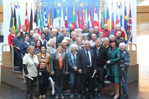 Die Reisegruppe mit Jutta Steinruck, MdEP