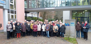 Die Besuchergruppe beim SWR (Fotograf: Martin Seidler)