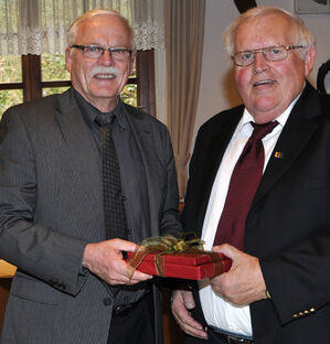 Peter Wilhelm Dröscher (li.) und Wolfgang Niederhöfer (re.)