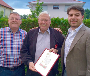 v.l.: Wolfgang Thiel, Alexander von Rettberg, Thomas Hitschler