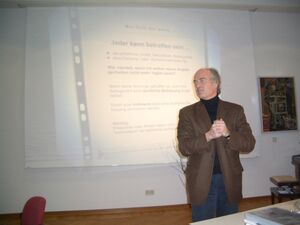 Michael Falk in seinem Element