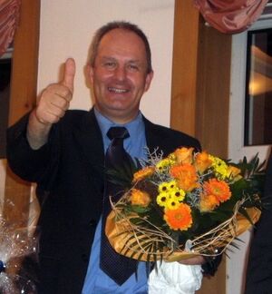 Rainer Strunk nach seiner Wahl