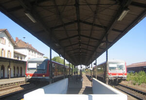 Der Bahnhof in Winden; Foto: Smial