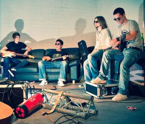 Eine Band mit eigenem musikalischen Profil: Rockband "Sino". Foto: Sino